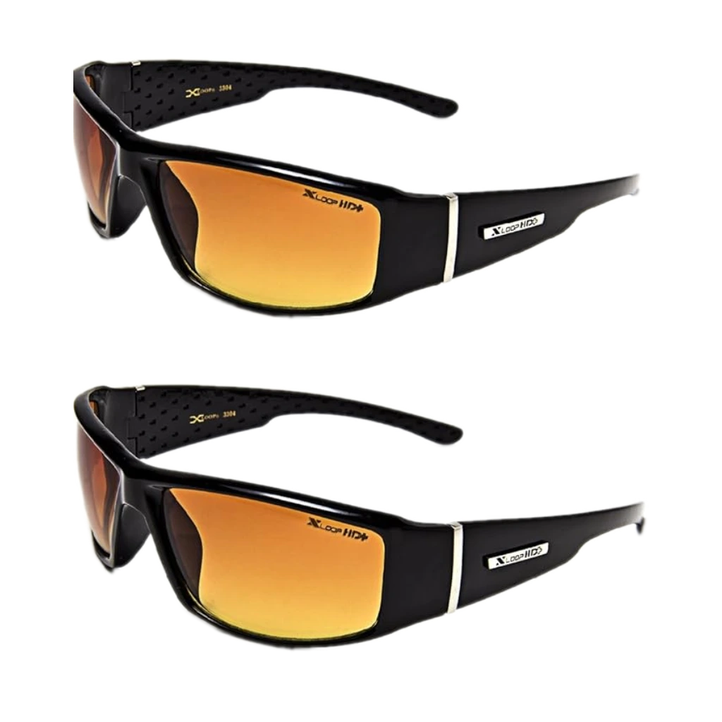 X LOOP HD Anti-Glare Driving Glasses 2 PACK